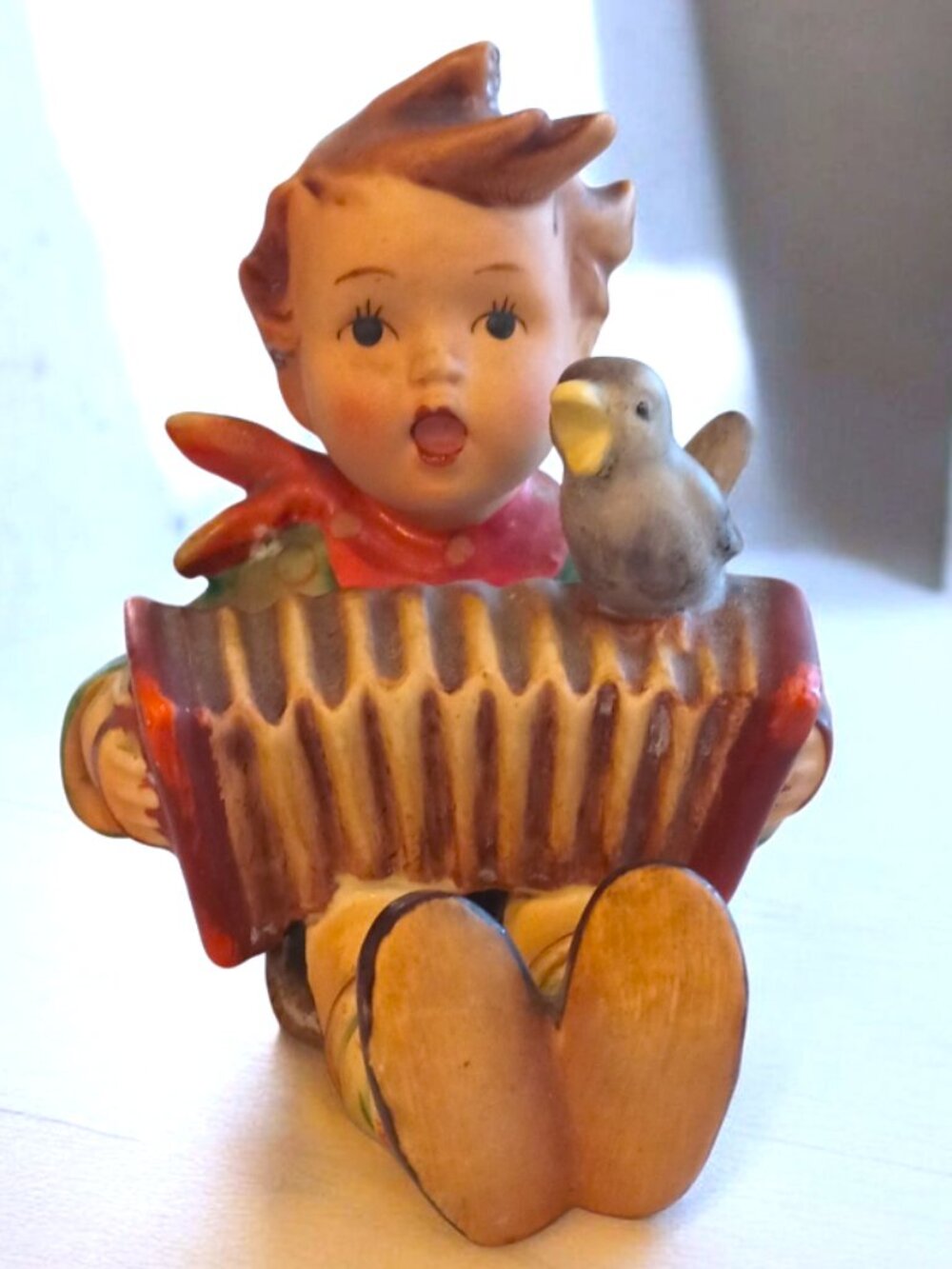 RARE Hummel Figurine "Let's Sing" TMK 1 Full Crown Mark Incised 110 1935-49